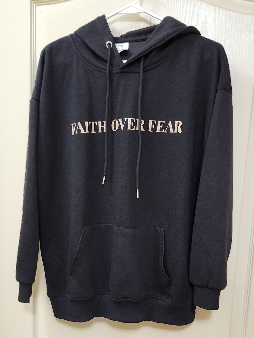 "FAITH OVER FEAR" GRAPHIC HOODIE